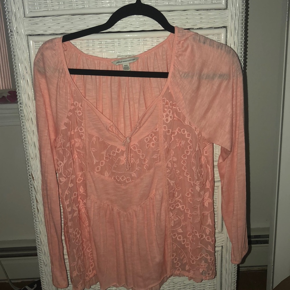 American Eagle Blush Blouse